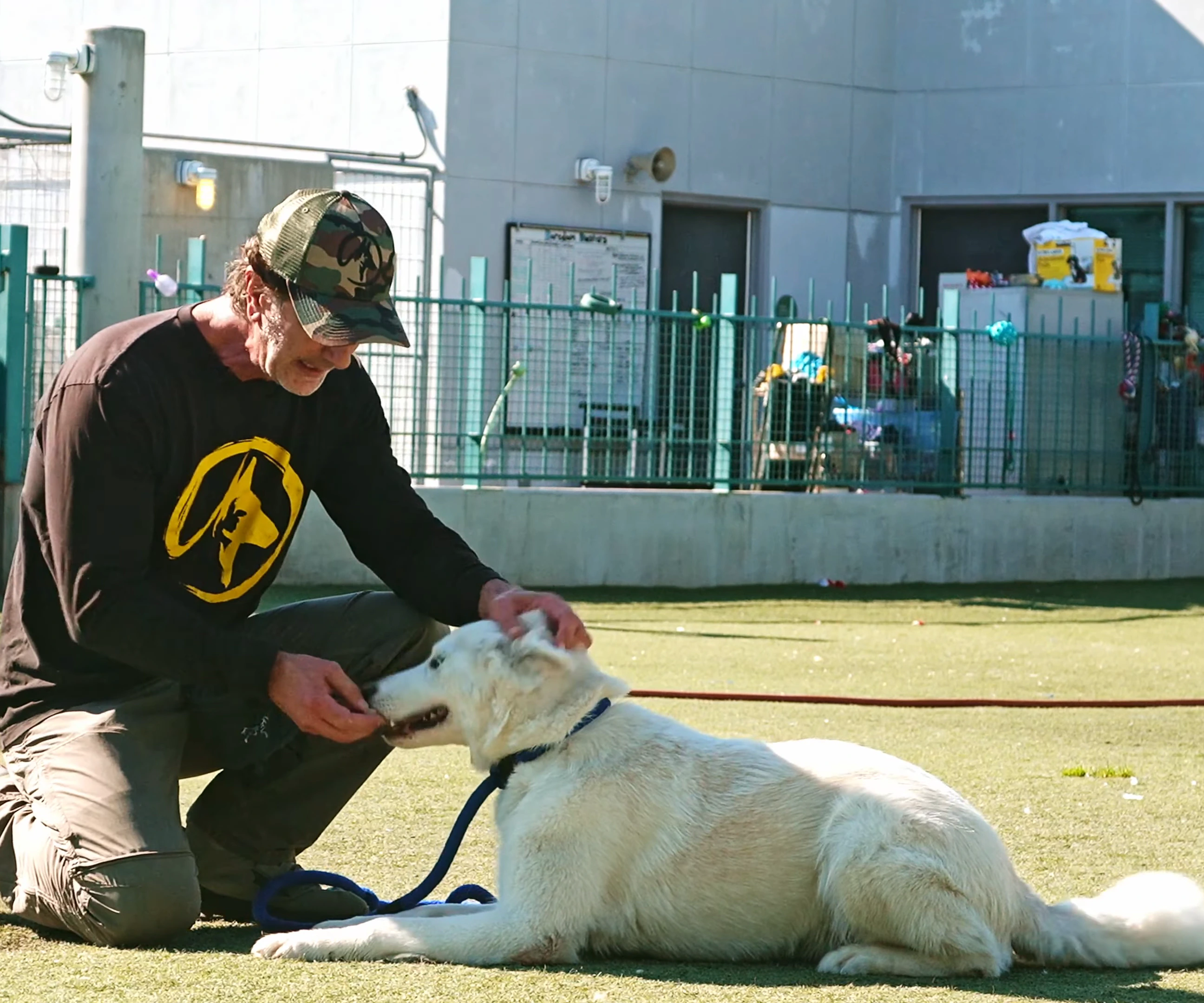 Robert Cabral with Matrix at the West LA Shelter